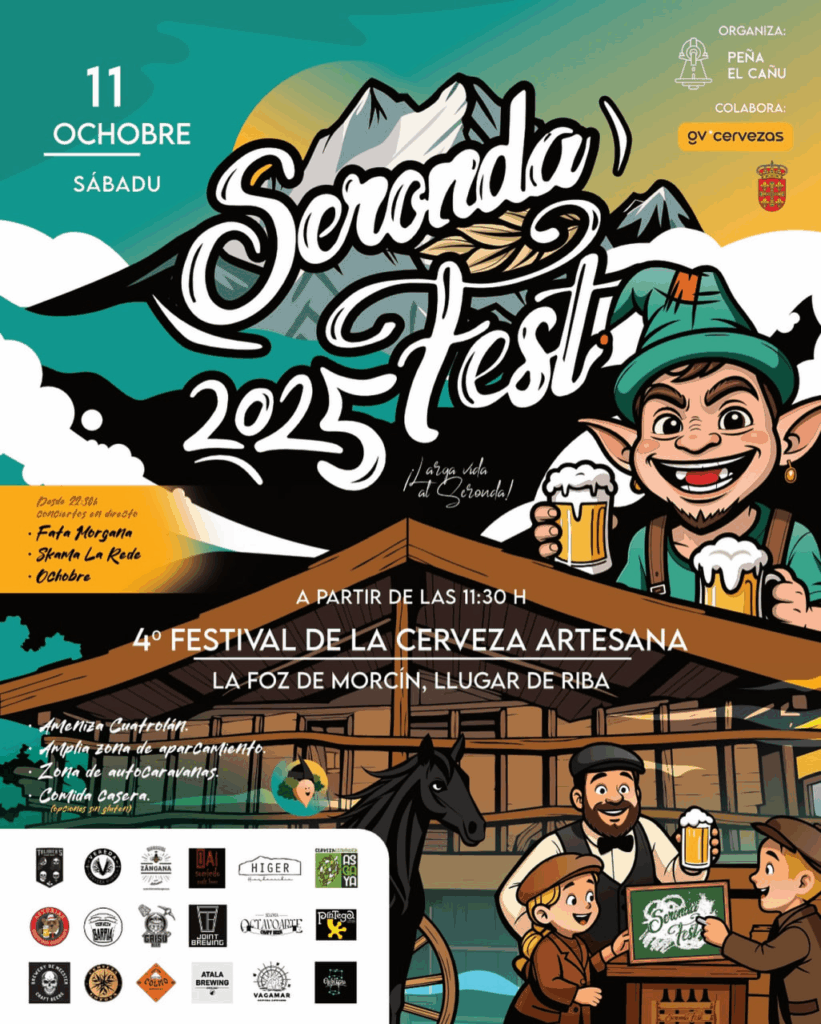 SERONDA FEST 2025. Cerveza Artesana en La Foz de Morcín
