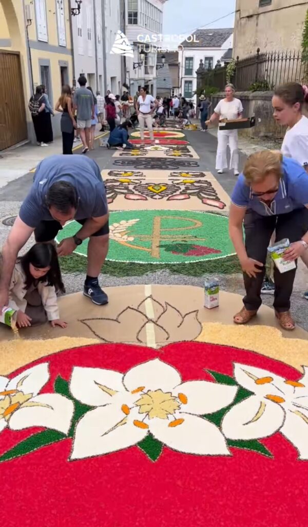 🌸✨ Flower carpets Corpus Christi in Castropole
