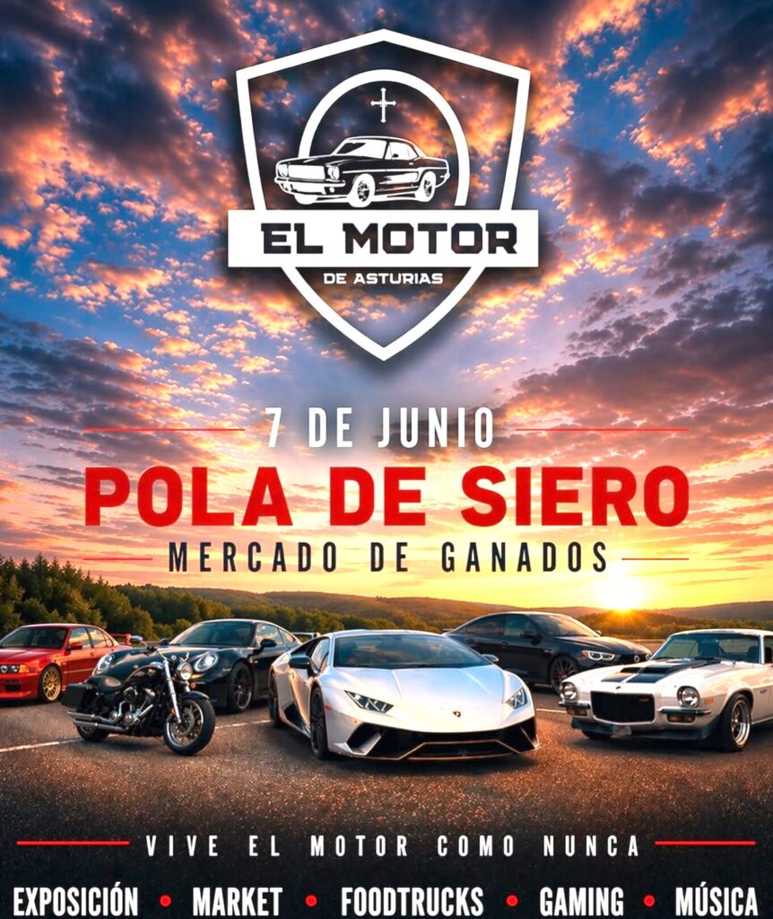 🚗 Motor de Asturias 2026: главный автофестиваль в Пола-де-Сьеро