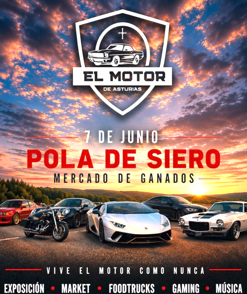 🚗 Motor de Asturias 2026: главный автофестиваль в Пола-де-Сьеро