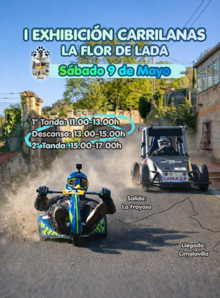 🏁 Exhibición de Carrilanas “La Flor de Lada”: гонки без моторов в Астурии