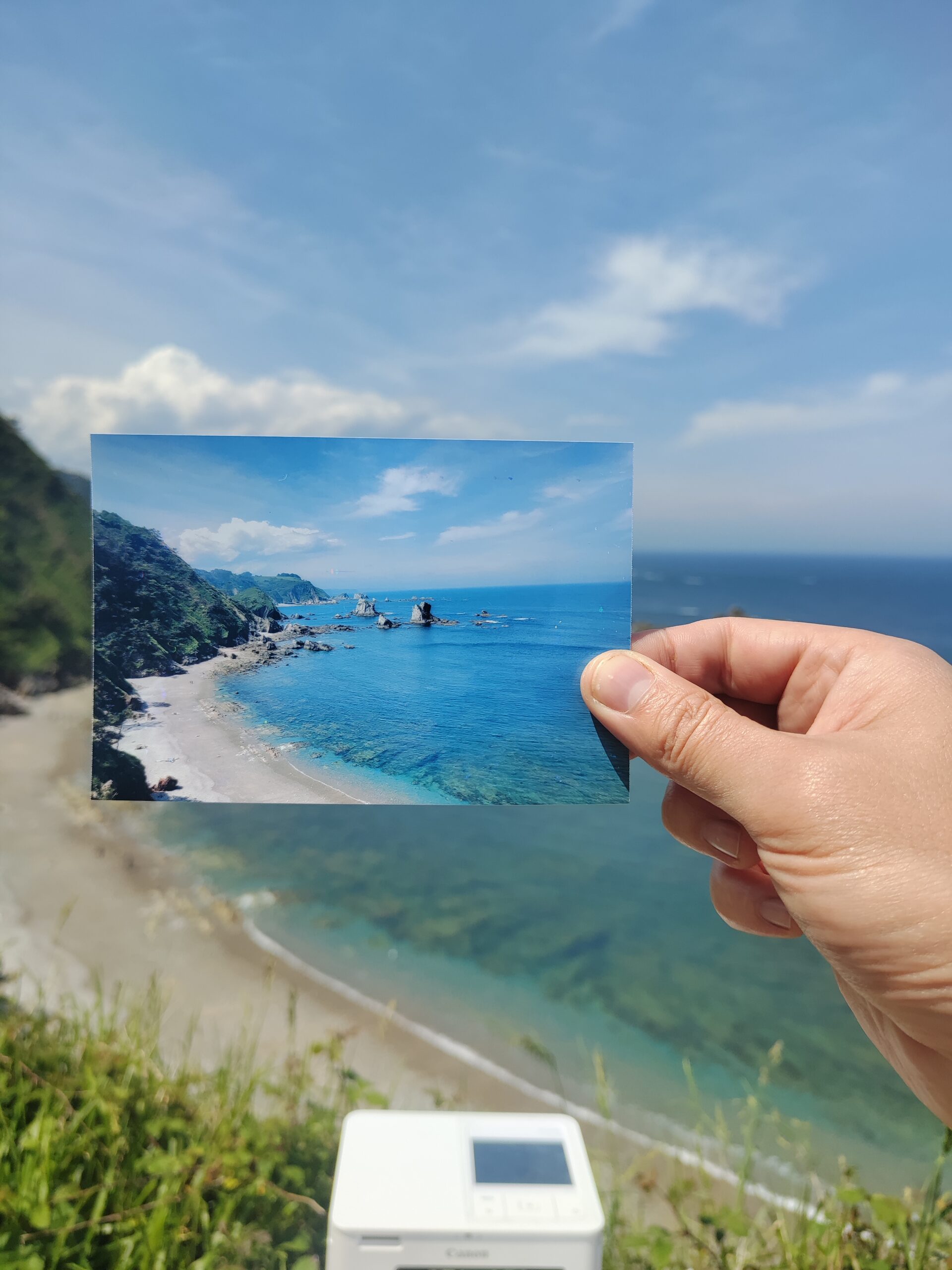 Playa del Silencio. Canon Selphy