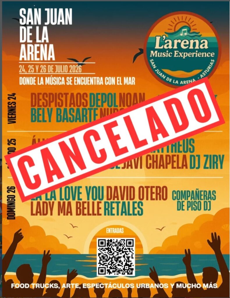 🎶 L’Arena Music Experience 2026: три дня музыки на берегу моря в Сан-Хуан-де-ла-Арена(отменено)