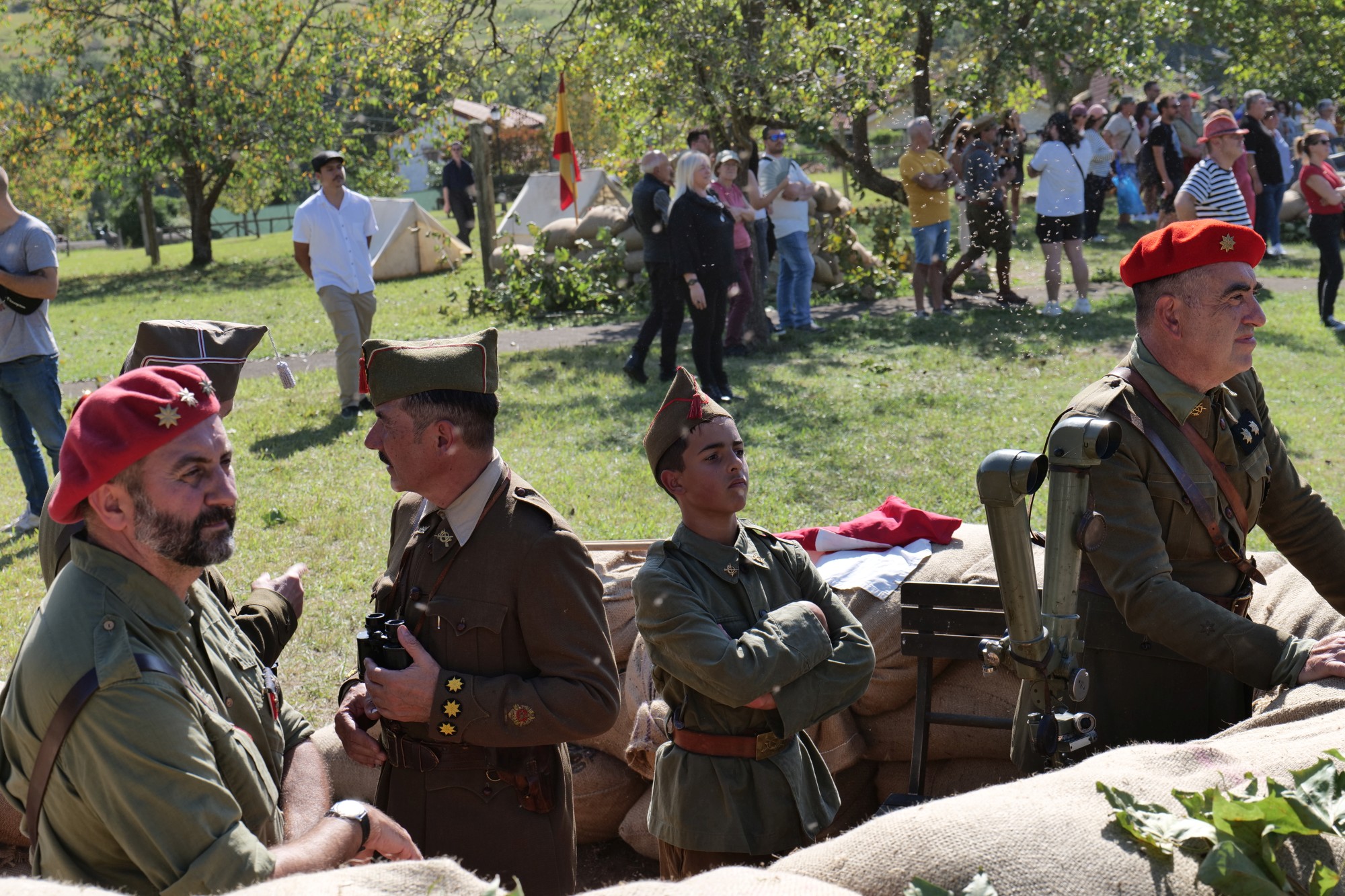 CANDAMO 36/37 de recreación histórica de la Guerra Civil en Asturias